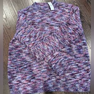 Purple pink maternity sweater size xl never worn with tags